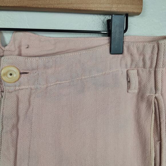 Prospective Flow Pants Mens‎ 32 Light Pink Chinos Relaxed Fit Japanese Designer - Picture 4 of 12